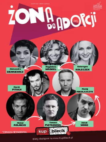 Czersk Wydarzenie Spektakl Żona do adopcji - spektakl komediowy